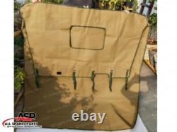 Summer Soft Top For Jeep Willys Ford MB GPW G-503-Correct Olive Green-in Canvas