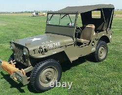 Summer Soft Top For Willys Jeep Ford MB GPW G-503- Light Olive Green-in Canvas