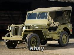Summer Soft Top For Willys Jeep MB Ford GPW G-503- OD Green-in Canvas-A3216