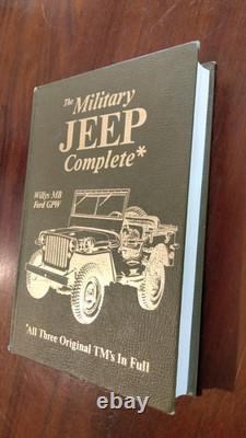 The Military Jeep Complete All Three Original TM´s in Full. Willys MB Ford GPW