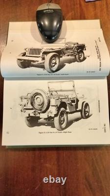 The Military Jeep Complete All Three Original TM´s in Full. Willys MB Ford GPW