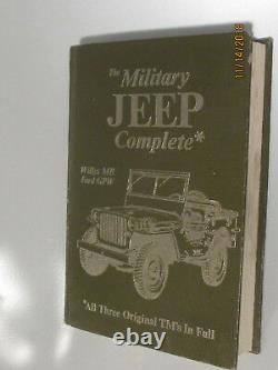The Military Jeep Complete Willys MB Ford GPW All Three Original Tm's in Full