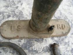 Two Antique WW2 Auto Jeep Pump Pumps U. S. ORD Ford GPW Military