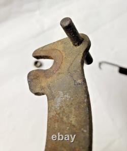 Upper Generator Hold Down Brace Arm & Spring Willys MB & Ford GPW Jeep WO-A1491