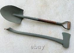 Us Army Military Vehicle Shovel & Ax / Axe Set Willys Jeep MB Ford Gpw M151