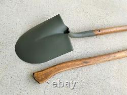 Us Army Military Vehicle Shovel & Ax / Axe Set Willys Jeep MB Ford Gpw M151