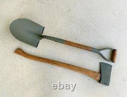 Us Army Military Vehicle Shovel & Ax / Axe Set Willys Jeep MB Ford Gpw M151