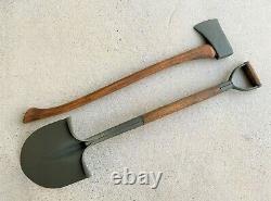 Us Army Military Vehicle Shovel & Ax / Axe Set Willys Jeep MB Ford Gpw USA