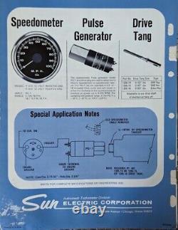 VINTAGE SUN TACHOMETER Mechanical Tach Sending Unit Pulse Generator WB10 WU NOS
