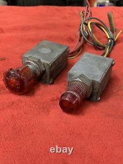 VTG 1950s 1960s FLARESTAT 12v Hazard 4 Way Flasher Emergency Switch Signal-Stat