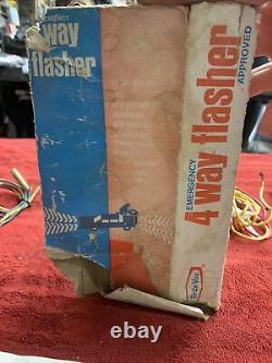 VTG 1950s 1960s NOS IN BOX YANKEE 760 12v Hazard 4 Way Flasher Emergency Switch