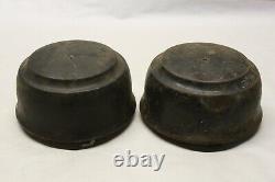 Vintage 1920's E & J Edmund & Jones Electric Headlight Buckets Model T Era Ford