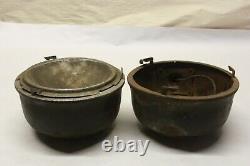 Vintage 1920's E & J Edmund & Jones Electric Headlight Buckets Model T Era Ford