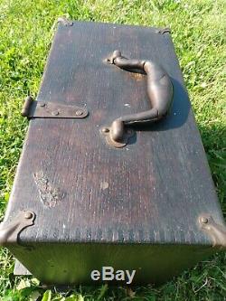 Vintage 6 Drawer Wood Machinist Chest Pilliod Tool Shop Hardware Co Detroit