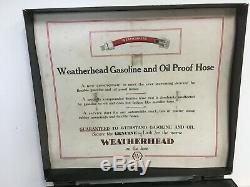 Vintage Antique Weatherhead Automobile Hose Fittings Original Metal Box 1933