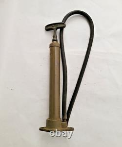 Vintage Brass Air Tire Pump WWII US Army Ford GPA GPW Willys MB Jeep G503 G504