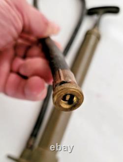 Vintage Brass Air Tire Pump WWII US Army Ford GPA GPW Willys MB Jeep G503 G504