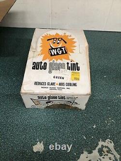 Vintage Car Window Tint Sun Shield Cardboard Display Petroliana Man Cave Visor