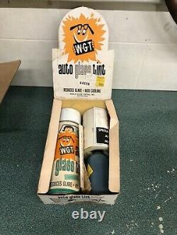 Vintage Car Window Tint Sun Shield Cardboard Display Petroliana Man Cave Visor