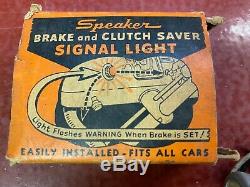 Vintage Dash Gm Mopar Ford Accessory Hand Brake Clutch Dash Signal Light Flasher