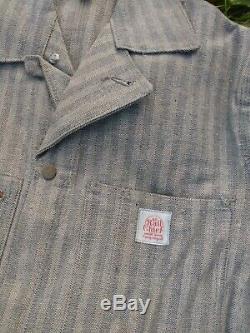 Vintage Deadstock Bib Coveralls RAIL CHIEF Overalls NOS 40 Union Made Sanforized