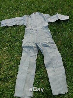 Vintage Deadstock Bib Coveralls RAIL CHIEF Overalls NOS 40 Union Made Sanforized