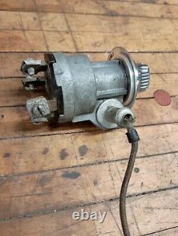 Vintage OEM Delco Remy Fluted Ignition Switch Lighted With Key 53 54 55 Corvette