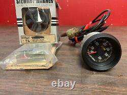 Vintage Stewart Warner Mechanical Oil Temperature Gauge Indicator Nos Sw 321