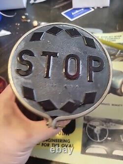 Vintage Stop Brake Light Glass Lens Motorcycle Hot Rod Rat Rod Accessory