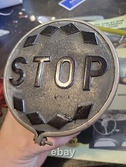 Vintage Stop Brake Light Glass Lens Motorcycle Hot Rod Rat Rod Accessory