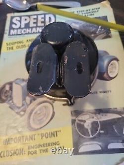 Vintage Stop Brake Light Glass Lens Motorcycle Hot Rod Rat Rod Accessory