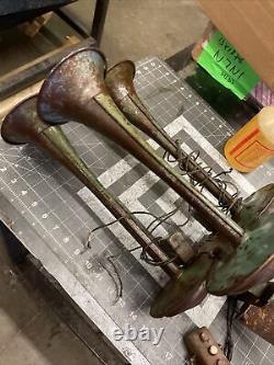 Vintage Triple Horn Setup 1930s 1940's 1950's 1960's n7n3