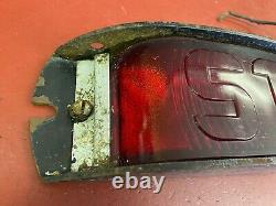 Vintage Trippe Red Glass Stop Tail Lamp Auto Car Truck Chevy Ford Model A T