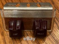 Vintage Under The Dash Double Heater Defrost Switch Ford Chevy Gm Mopar
