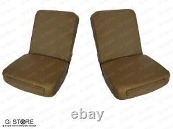 Vinyl Jeep Seat Covers and FoamX2 seats per order CJ-2A CJ-3A CJ-3B M38 M38A1