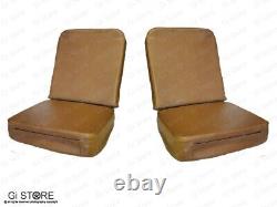 Vinyl Jeep Seat Covers and FoamX2 seats per order CJ-2A CJ-3A CJ-3B M38 M38A1