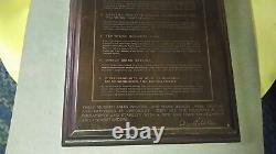 Vtg 1930-40 CHEVROLET Dealership Quality Dealer Program Sign Plaque Wm Holler GM