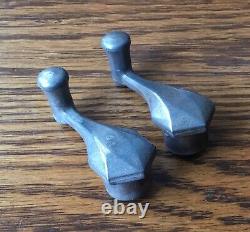 Vtg WINDOW CRANK HANDLES antique early interior rare