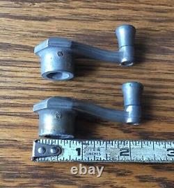 Vtg WINDOW CRANK HANDLES antique early interior rare