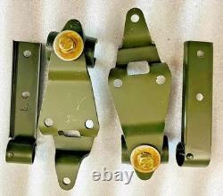 WILLYS JEEP FORD MB GPW SIDE FRONT TOP BOW PIVOT WITH PIVOT BRACKET SET Fit For