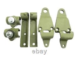 WILLYS JEEP FORD MB GPW SIDE FRONT TOP BOW PIVOT WITH PIVOT BRACKET SET Fit For
