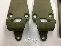 WW2 Jeep Top Bow Bracket Set F Marked G503 Fits FORD GPW Willys MB