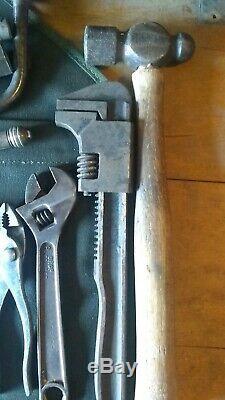 WW2 Vintage Willys MB Ford GPW JEEP JACK, BARCALO WRENCHES TOOL KIT upgrade