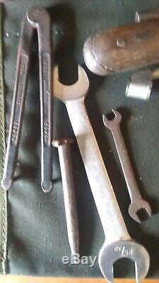 WW2 Vintage Willys MB Ford GPW JEEP JACK, BARCALO WRENCHES TOOL KIT upgrade