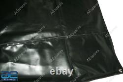 Waterproof Summer Soft Top Canvas Black For Willys Jeep MB CJ 2A 3A Ford GPW NEW