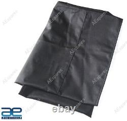 Waterproof Summer Soft Top Canvas Black For Willys Jeep MB CJ 2A 3A Ford GPW S2u