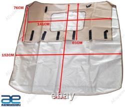 Waterproof Summer Soft Top Canvas For Willys Jeep MB CJ 2A 3A Ford GPW