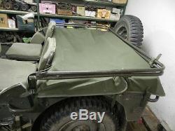 Willy's Jeep MB, Ford Gpw, Tarpaulin Rear, Rear Tarpaulin