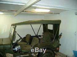 Willy's Jeep MB Jeepverdeck Ford GPW, Sommerverdeck in khaki oder sandfarben