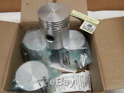 Willys CJ2A Piston Set. 080 Over. L134 F134 MB M38A1 CJ3A CJ3B CJ5 Ford GPW Jeep